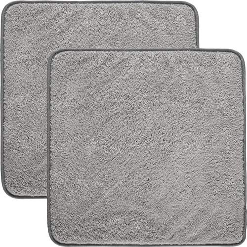 Erwin Müller Microfasertuch 2er-Pack Microfaser grau Größe 40x40 cm