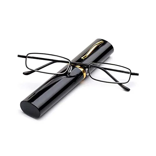 KoKoBin Flexible Metall Lesebrille mit Etui