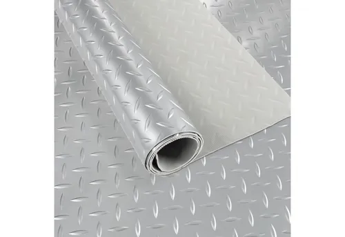 ANRO Vinylboden DIONIS Bodenbelag Stark Linoleum PVC-Bodenbelag gerollt, Feuchtigkeitsbarriere feine Optik, Wasserbeständig Langlebig PVC Matte in Größe: 100x100cm