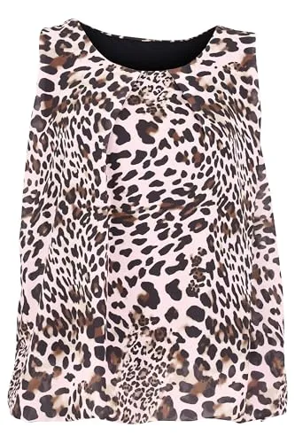 Malito Damen Bluse ärmellos – Elegante Schlupfbluse mit Rundhals