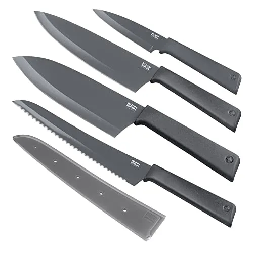 KUHN RIKON COLORI+ Messerset grau 4 Stk