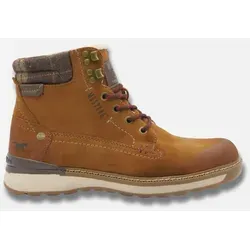 Mustang Schnürboots in Braun - Größe 40 - Herren Wanderschuhe mit robuster Schnürung, ideal für Outdoor-Aktivitäten und Freizeit. Strapazierfähiges Synthetikmaterial sorgt für Komfort und Langlebigkeit.