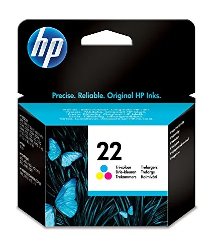 REF22 Refill Tinte Color für HP - 17ml - Druckerpatronen, hochwertige Nachfülltinte für brillante Farben und langlebige Ausdrucke, kompatibel mit zahlreichen HP DeskJet und OfficeJet Modellen.