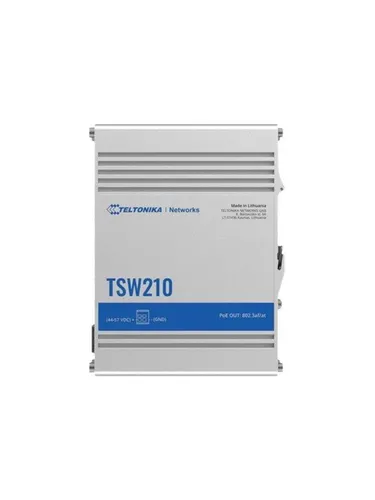 Teltonika IP30 Industrie 8-Port 1Gbit Switch - 2-Port SFP, extrem temperaturbeständig von -40°C bis +75°C für anspruchsvolle Umgebungen