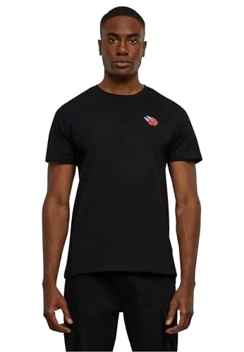 Mister Tee Herren Basketball Fly EMB Tee Black, XL