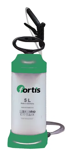 Fortis Drucksprühgerät 5 Liter - Praktisches Sprühgerät für Garten und Haushalt, mit 5 Litern Fassungsvermögen und ergonomischem Design für komfortables Arbeiten.