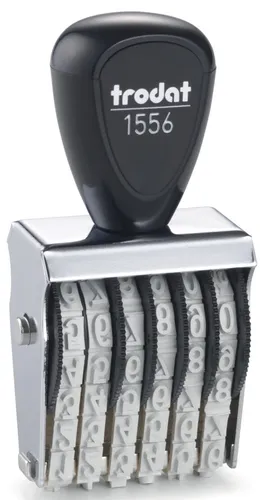 trodat Ziffernstempel, 6-stellig, Abdruckmaße: 4 x 26 mm von Trodat