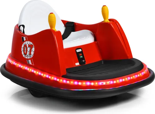 COSTWAY 6V Kinder Autoscooter mit Fernbedienung – Buntes Elektrofahrzeug für Kinder von 2-5 Jahren