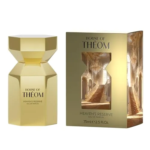 HOUSE OF THÊOM Heaven’s Reserve Eau de Parfum 75 ml – Luxuriöser Damen Duft mit Walnuss, Cognac & Vanille - Erleben Sie einen opulenten Gourmand-Duft mit Walnuss, Cognac und Vanille. Ideal für besondere Anlässe, bietet dieser exklusive Duft Eleganz und Sinnlichkeit für die anspruchsvolle Frau.