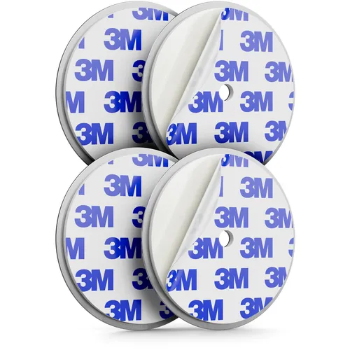 2x Magnethalter Magnethalterung Rauchmelder mit Bohrloch Magnetbefestigung 65mm