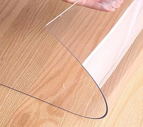Transparente Schreibtischunterlage für Büro, hitzebeständig, große Schreibunterlage, wasserdicht, rutschfest, für Büro, Zuhause, (60 * 30CM)