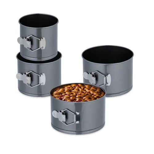 Springform hoch Kuchenbackform Backform Kuchenform Tortenform 4er Set antihaft