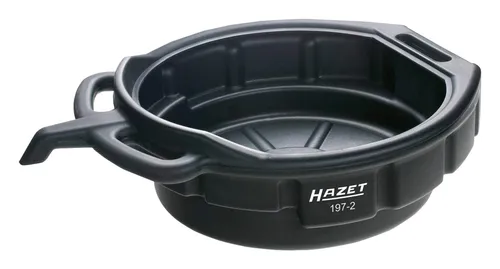 Hazet 197-2 Mehrzweckwanne - Wannen für Ölwechsel und Reinigung, 16 l Fassungsvermögen, mit Ausgießhahn für sicheres Ausgießen und drei Tragegriffen für einfachen Transport.