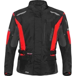 Germot Aron wasserdichte Kinder Motorrad Textiljacke, schwarz-rot, Größe 3XL 58 60