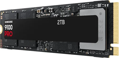 SAMSUNG 9100 PRO 2 TB PCIe® 5.0 NVMe™ SSD - Internes M.2 Laufwerk mit blitzschnellen Übertragungsraten, ideal für Gaming und kreative Anwendungen. Hohe Speicherkapazität von 2 TB.