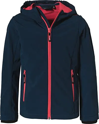 CMP - Softshelljacke für Kinder, Blau-Roter Kuss, 98
