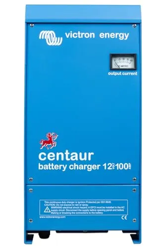Victron Centaur 12/100 Ladegerät mit 3 Ausgängen - Autobatterien: Vielseitiges 12V Ladegerät mit automatischer Anpassung an Spannungen weltweit und schonender Dreistufen-Ladekennlinie für optimale Batteriewartung.