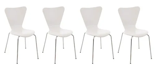 TPFLiving Besucherstuhl Calisso mit ergonomisch geformter Sitzfläche