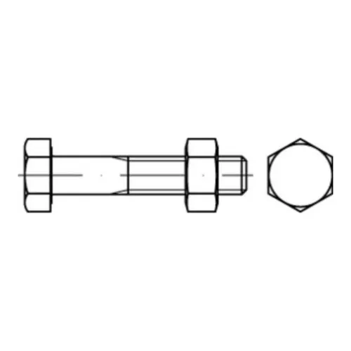 Reyher  6kt.-schraubengarn. SB ISO4014 8.8U CE Mu M 30x90 tZn (1 Stück)