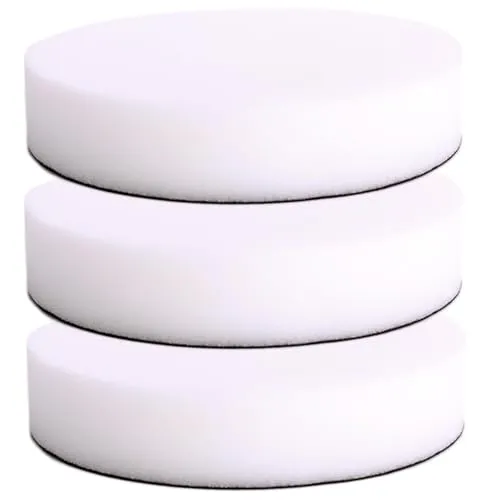 Vossner® Polierschwamm weiß Soft 180mm 37mm Kletthaftung für Poliermaschine (3)