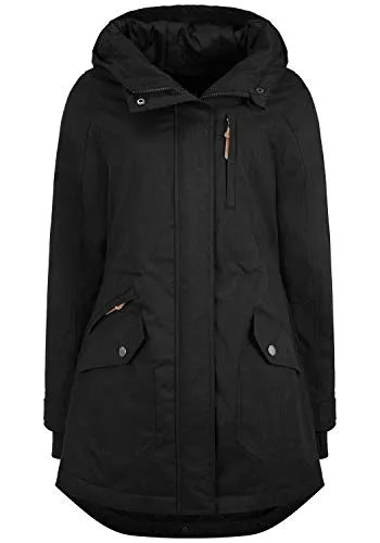 OXMO Parka OXBella wame Jacke mit hochabschließendem Kragen - Damen Parka für stilvolle Alltagslooks, aus hochwertiger Qualität für angenehmes Tragegefühl bei kühlem Wetter. Vielseitig kombinierbar mit Jeans oder Stoffhose.