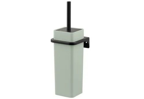 bremermann WC-Reinigungsbürste SAVONA Softtouch mit Wandhalterung, eckig - Die bremermann WC-Garnitur SAVONA kombiniert elegantes Design mit praktischer Wandhalterung. Genießen Sie maximale Flexibilität bei der Montage und ein modernes Badezimmer-Accessoire mit Softtouch-Oberfläche.