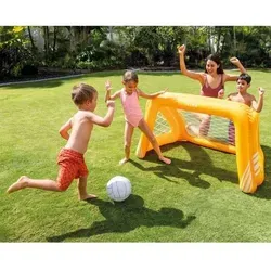 Intex Pool Wasserball-Set Aufblasbar 140x89x81 cm in weiß von Intex