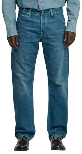 G-STAR Dakota Logger Regular Straight Jeans - Bequeme Regular Fit Jeans mit originellem Look, Hosenschlitz mit Knopfverschluss und praktischen Taschen für den täglichen Gebrauch.