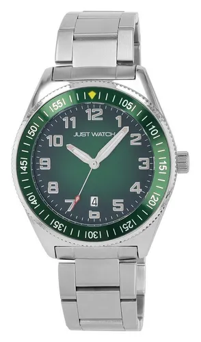 JUST WATCH Quarzuhr JW20183 Mit Edelstahl Gliederarmband, Datumsanzeige, D 44 mm, 5