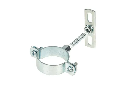 Tecuro - Schraubrohrschelle M8 Verzinkt 20-23 Mm, Inkl. Gewindestift M10 X 40 Mm Und Befestigungsplatte