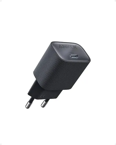 Anker Nano USB C Netzteil, 30W High-Speed USB C Ladegerät, PIQ 3.0 und PPS Schnellladeleistung, Kompatibel mit iPhone 16/15/14/13 Serie, Pixel, Galaxy, iPad, und mehr (Ladekabel nicht im Lieferumfang)
