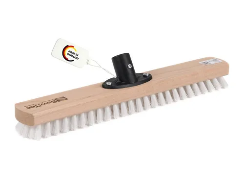 BawiTec Reinigungsbürste Schrubber 40cm Breit Großraumschrubber ohne Stiel Bodenschrubber, Fliesen, Terrassen, Stein, Marmor, Beton, Keramik, Extra Breit