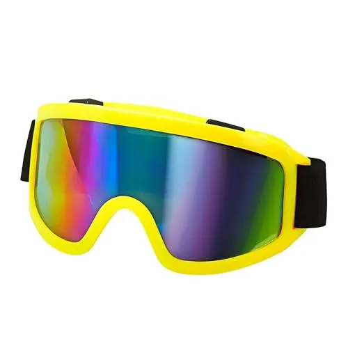 Skibrille gelb Widmann Karneval Fasching Mottopartys Skifahrer Apres-Ski