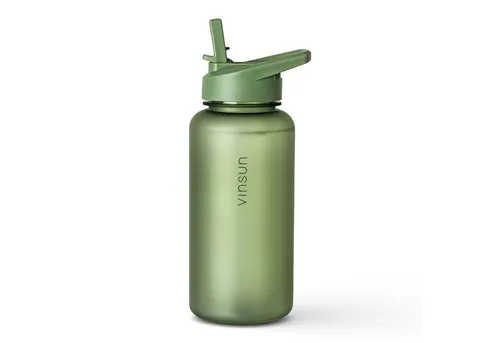 Vinsun Trinkflasche Sportflasche mit Strohhalm 1L - Wasserflasche Tritan auslaufsicher, BPA frei, Bruchsicher, geruchs- & geschmacksneutral, geringes Gewicht