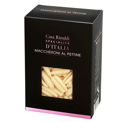 Casa Rinaldi Nudeln, Casa Rinaldi Pasta Maccheroni al pettine in der Packung 500g