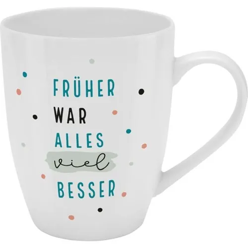 TASSE BECHER FRÜHER WAR ALLES BESSER 350 ML VON SHEEPWORLD NEU OVP
