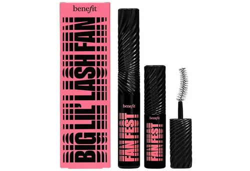 Benefit Augen Mascara Big Lil' Lash Fan - Fächere und voluminiere deine Wimpern - Mascaras- Fächere deine Wimpern auf und erlebe einen 24-Stunden-Fan-Effekt mit dem Duo der Fan Fest Mascara in Original- und Reisegröße.