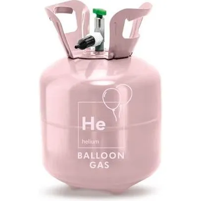 Partydeco Einweg Helium-Flasche mini (BZH1-20-081)