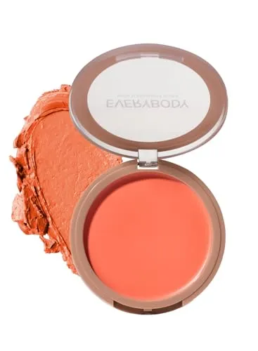 EVERYBODY LONDON Cremiges Rouge 6,5 g, Cream Blush für einen frischen Alltags-Teint für alle Hauttypen, Hochpigmentiert Vegan & Tierversuchsfrei, Peachy Pie