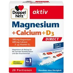 Doppelherz Magnesium + Calcium + D3 direct Pellets