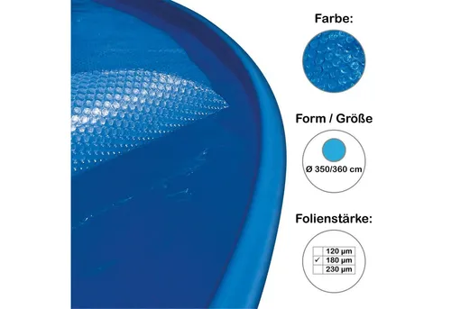 Planet Pool Solarabdeckplane für Rundformbecken 350/360 cm von Planet Pool