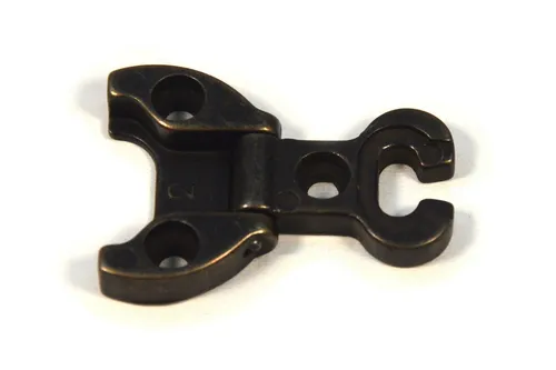 IHC 4xScharniere 32x44mm Alte Beschläge restaurierungsshop Tür Möbelband Messing