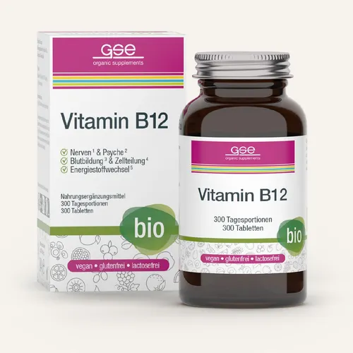 GSE Vitamin B12 Compact (Bio) – Hochwertige Nahrungsergänzung