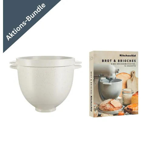 KitchenAid Küchenmaschinenschüssel KitchenAid Brot-Backschüssel + Brot & Brioche Rezeptbuch