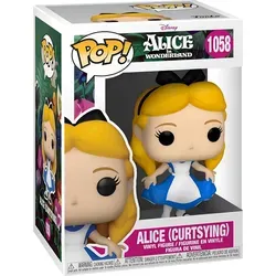 Alice im Wunderland in Wonderland - Alice (Curtsying) 1058 - Funko Pop! - Vinyl Figur - Schwarz/Blau/Weiß/Gelb