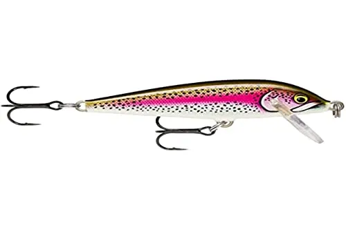 Rapala Unisex-Adult Countdown Angelköder-Angelzubehör aus Balsaholz-Süßwasser Spinnköder-Lauftiefe 1.5-2.4m-Fischköder 7cm, 8g-Hergestellt in Estland-Artistic Rainbow Trout, Standard