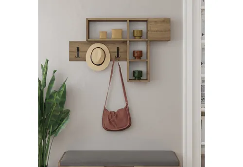 Decortie Wandgarderobe Game in braun von Decortie