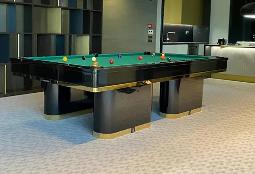 Billardtisch 8FT - Pooltisch für Spaß und Freizeit - Tisch für Fun & Freizeit, ideal für gesellige Abende mit Freunden. Maße: ca. 8Ft (257.5 x 145.5 cm), in elegantem Schwarz.
