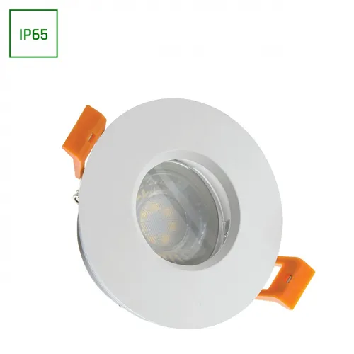 LED Einbaustrahler GU10 Spot Badezimmer Downlight IP65 max. 10W rund weiß
