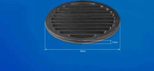 Kaminrost Feuerrost Ascherost Gussrost verschiedene Grössen - Maße: rund Ø 24 cm